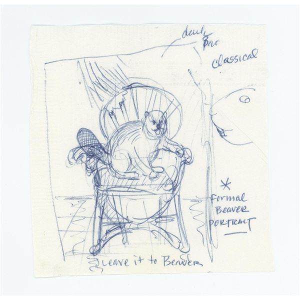 Monte Dolack Original Pen & Ink Drawing