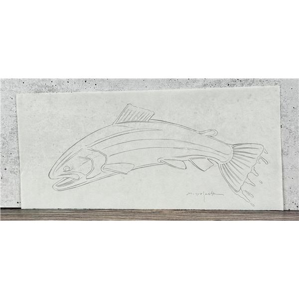 Monte Dolack Moonlight Rainbows Trout Study