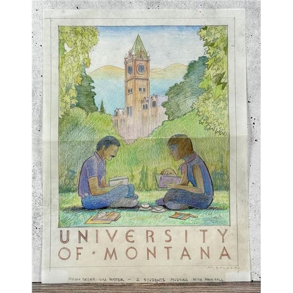 Monte Dolack University Of Montana Poster Study