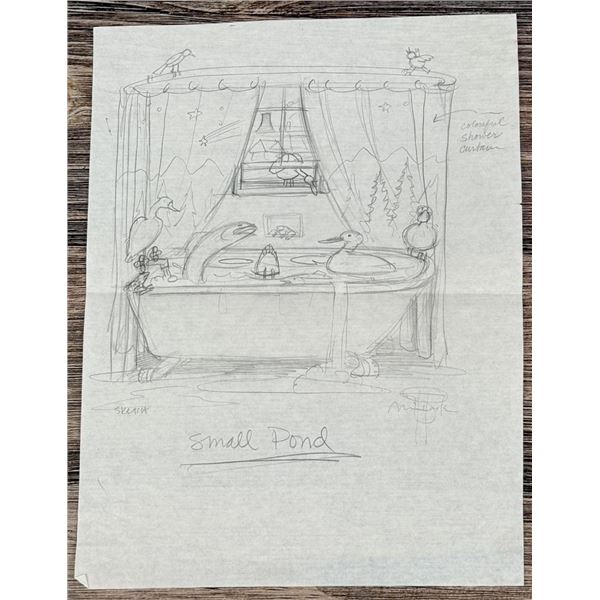 Monte Dolack Big Fish Small Pond Poster Study