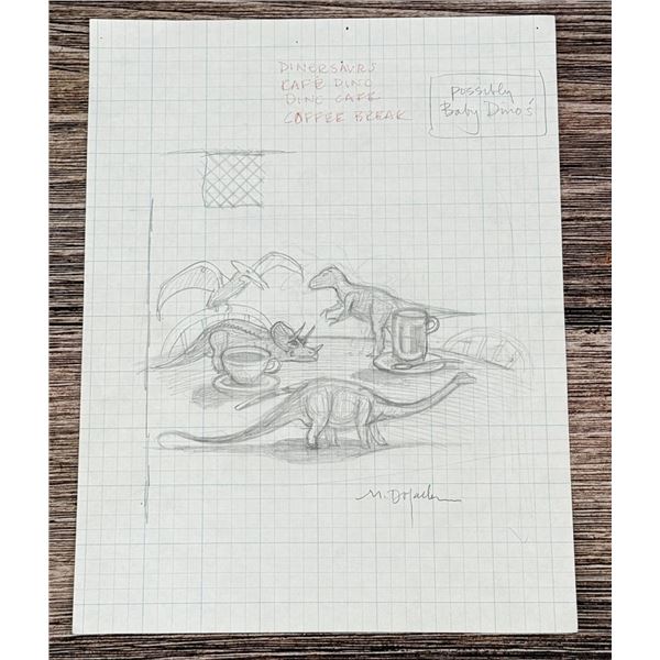 Monte Dolack Original Pencil Drawing