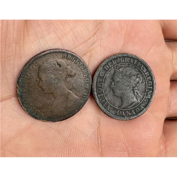 1800s British & Canadian Coins