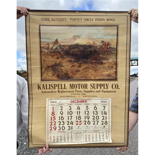 Charles M Russell Kalispell Montana Calendar