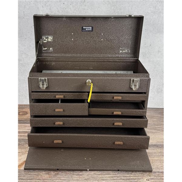 Kennedy Bench Top Locking Metal Machinist Chest