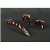 Image 2 : African Tribal Elephant & Snake Wood Carvings