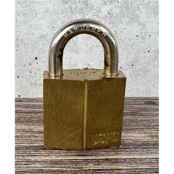 USFS US Forest Service Yale Padlock