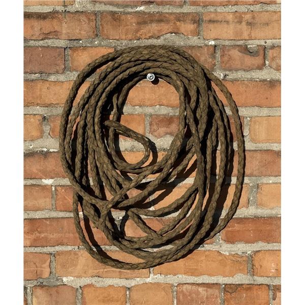 Montana Cowboy Braided Rawhide Leather Riata