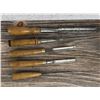 Image 1 : Group of Wood Carving Gouges Chisels