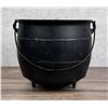 Image 3 : Three Legged Cast Iron Kettle Pot Cauldron