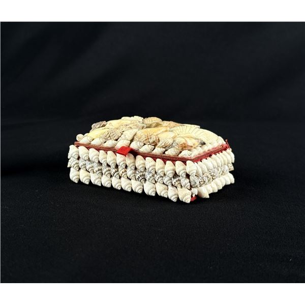 Sailors Valentine Sea Shell Jewelry Box