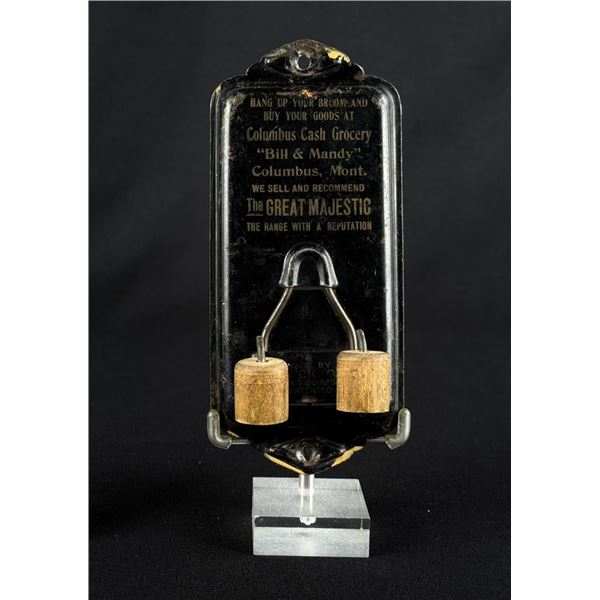 Columbus Montana Cash Grocery Broom Holder