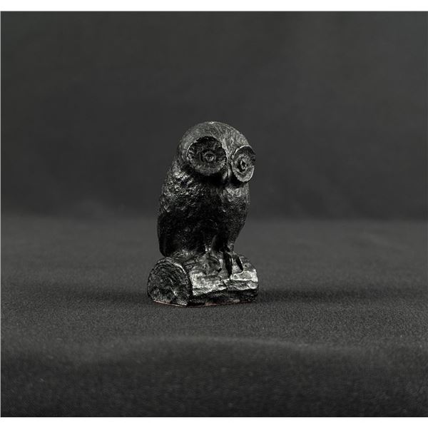 North Wales Carved Coal Owl