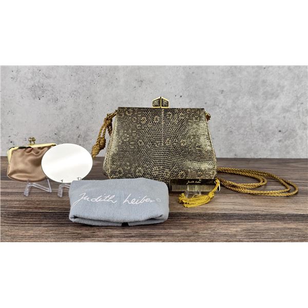 Judith Leiber Lizard Handbag Purse