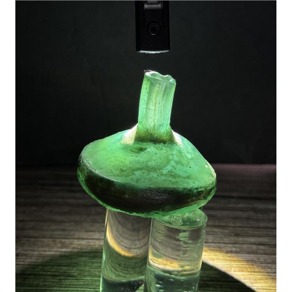 Time of Christ Ancient Roman Green Bottle