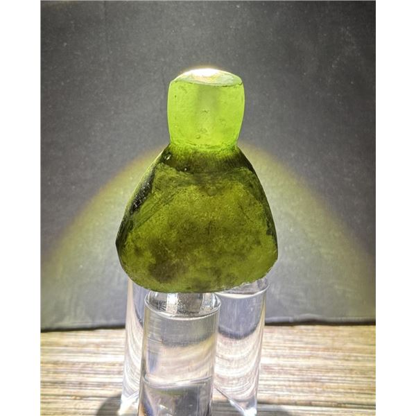 Time of Christ Ancient Roman Olive Green Bottle