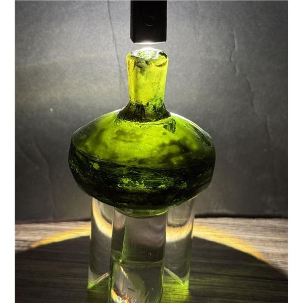 Time of Christ Ancient Roman Green Bottle