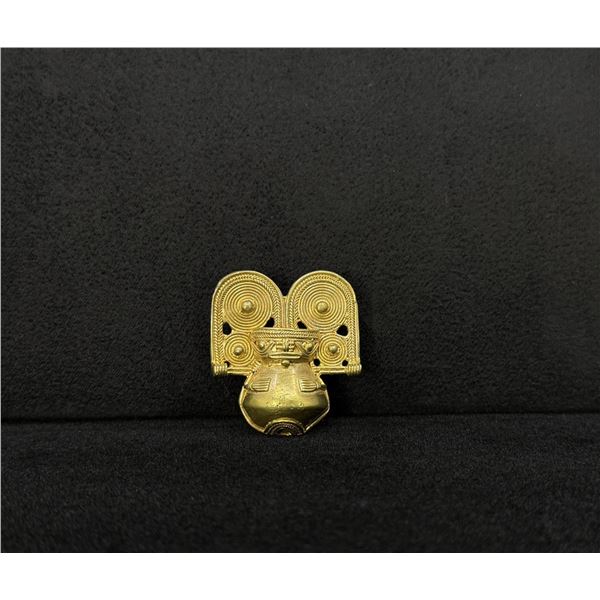 Tumbaga South American Pre Columbian Style Brooch