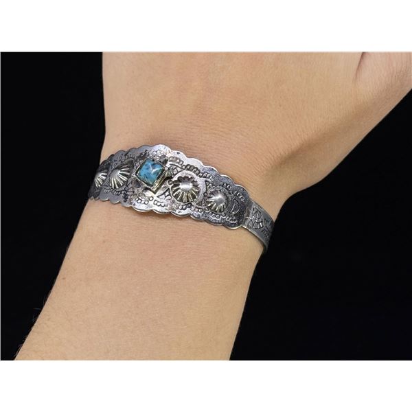 Navajo Turquoise Trading Post Bracelet