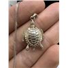 Image 5 : Sterling Silver Sea Turtle Necklace