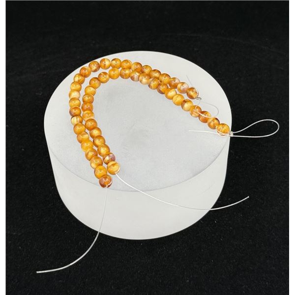 Two Strands of Butterscotch Baltic Amber Beads