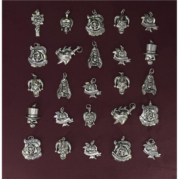 Group Of Flashpoint Biker Charms Pendants