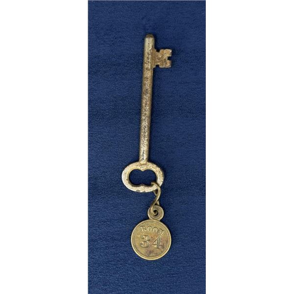 Antique Hotel Room Skeleton Key