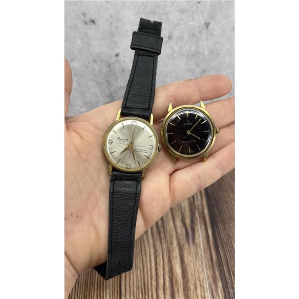 Timex Q & Bercona Deluxe Watches