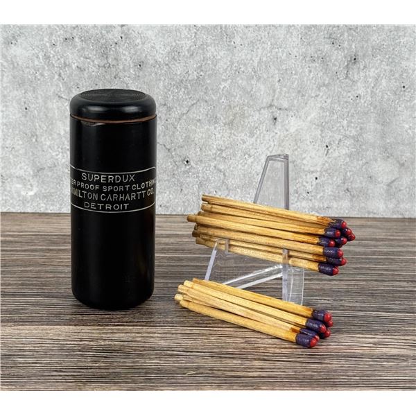 Superdux Hamilton Carhartt Waterproof Match Safe