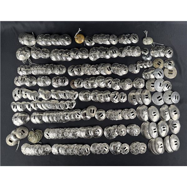 Large Group Of Assorted Cowboy Bridle Conchos