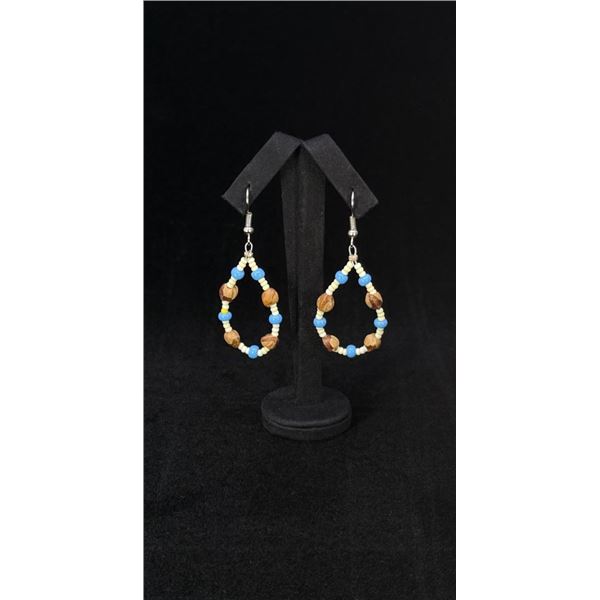 Navajo Ghost Spirit Juniper Seed Earrings