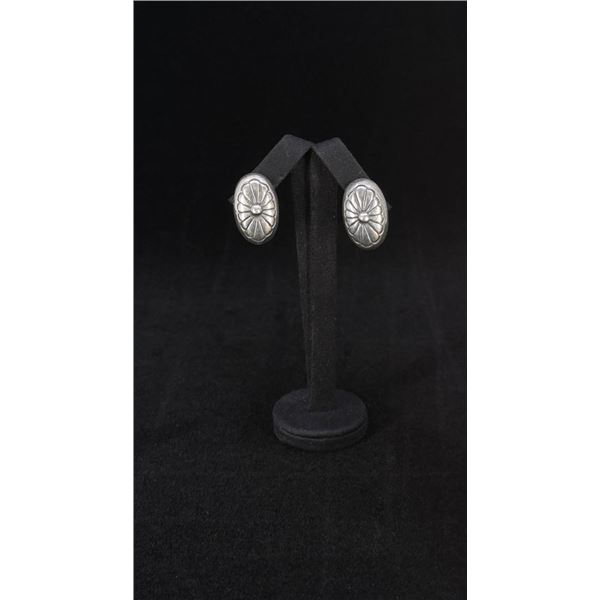 Navajo Sterling Silver Earrings