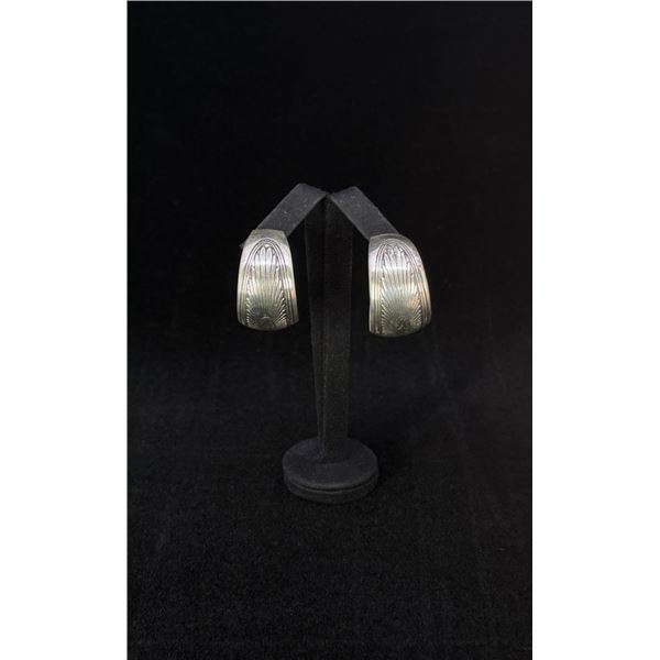 Navajo Sterling Silver Earrings