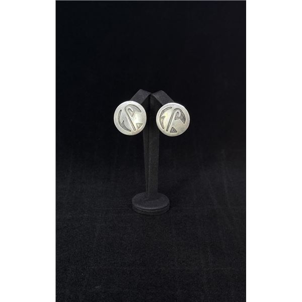 Hopi Sterling Silver Earrings
