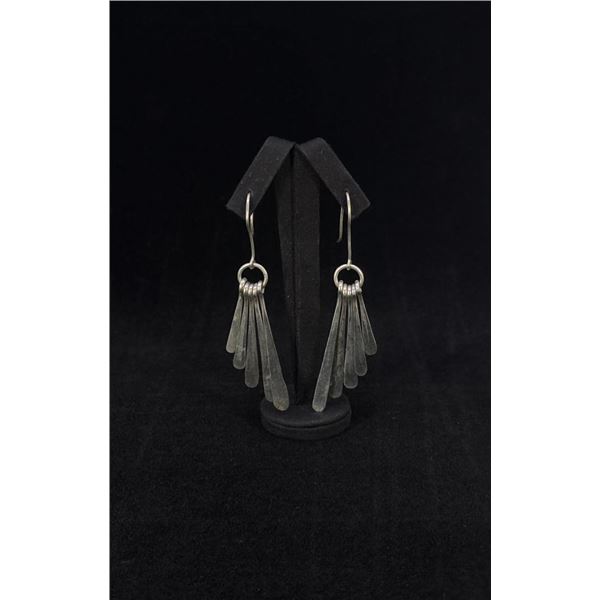 Taxco Mexico Sterling Silver Spoon Earrings