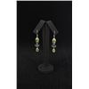 Image 1 : Sterling Silver Peridot Dangle Earrings