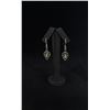 Image 1 : Sterling Silver Peridot Dangle Earrings