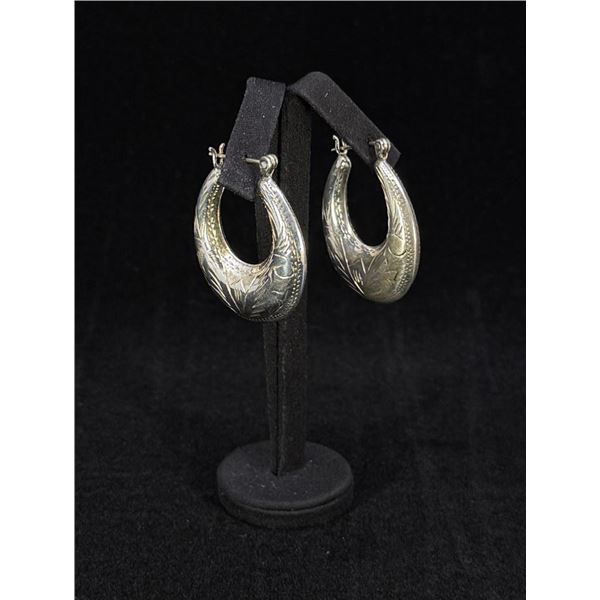 Navajo Sterling Silver Earrings