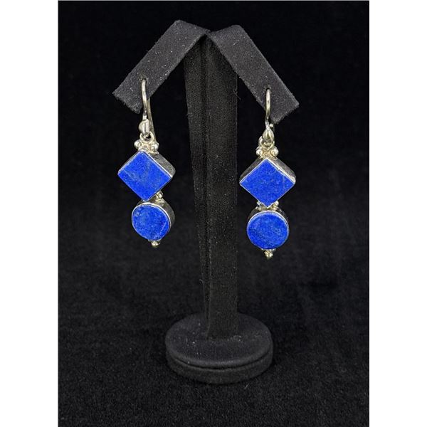 Sterling Silver Lapis Lazuli Earrings