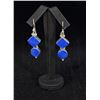 Image 1 : Sterling Silver Lapis Lazuli Earrings