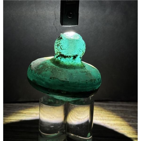 Time of Christ Ancient Roman Green Bottle