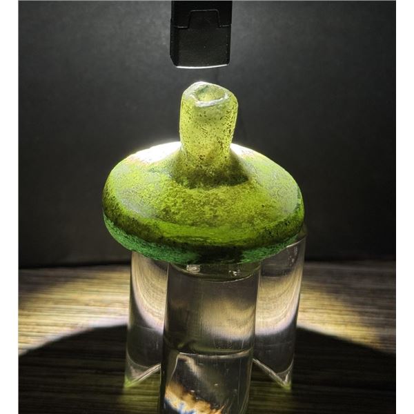 Time of Christ Ancient Roman Green Bottle