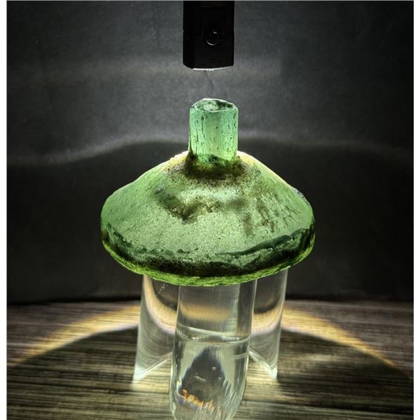 Time of Christ Ancient Roman Green Bottle