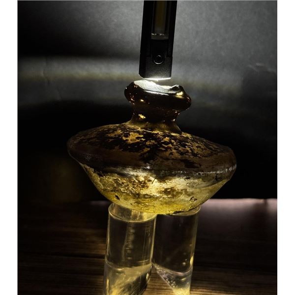 Time of Christ Ancient Roman Clear Amber Bottle