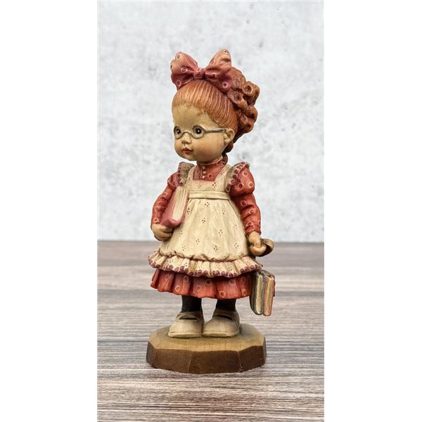 Anri Sarah Kay Off to School Carved Figure