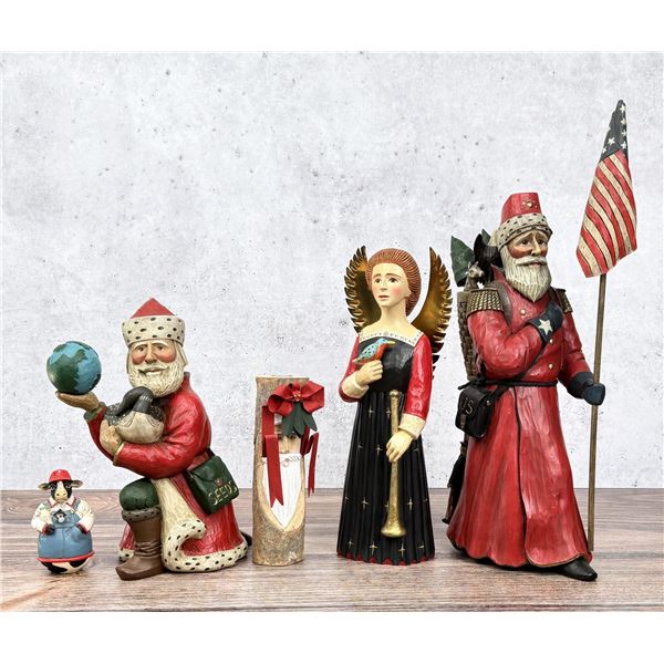 Midwest Leo R Smith Christmas Folk Art Figurines