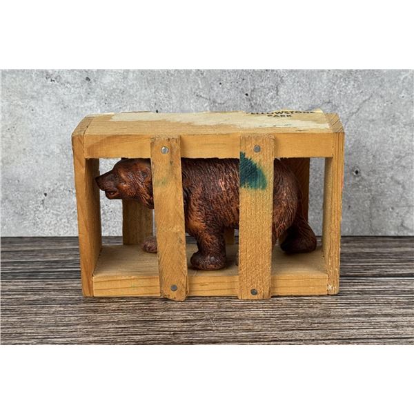 Yellowstone National Park Bear In Cage Souvenir