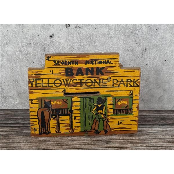 Yellowstone National Park Souvenir Wood Bank