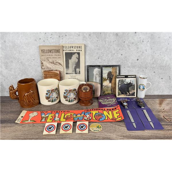 Group Of Yellowstone National Park Souvenirs