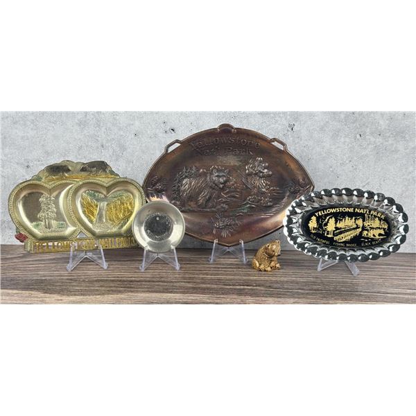 Collection of Yellowstone National Park Souvenirs