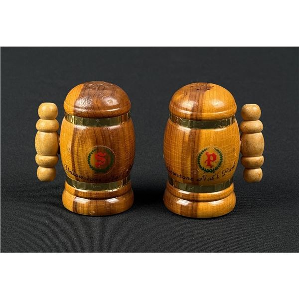 Yellowstone Park Souvenir Salt & Pepper Shakers